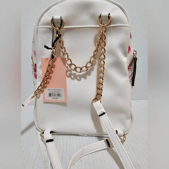 Juicy Couture Cherries On Top White Pink Faux leather  display picture 2